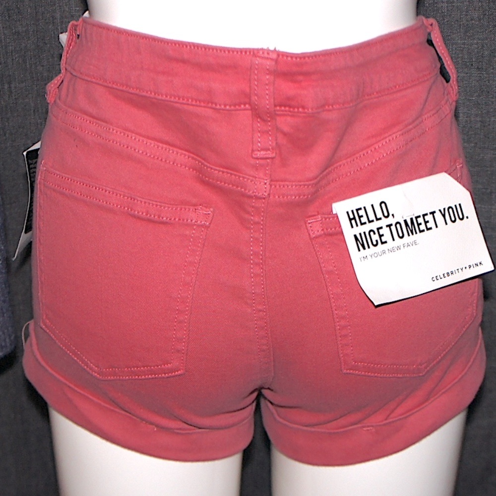 Celebrity Pink Lipstick Cuffed Shorts 1, 3, 7, 11, 13, or 15 - Picture 7 of 8